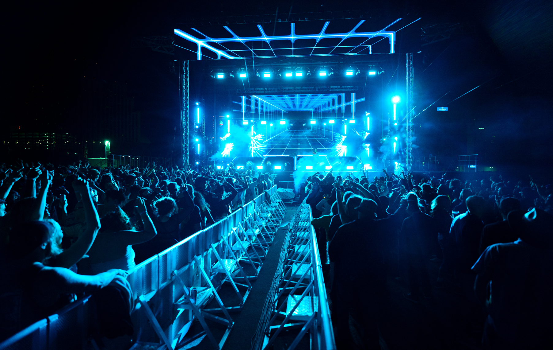 live concert at night